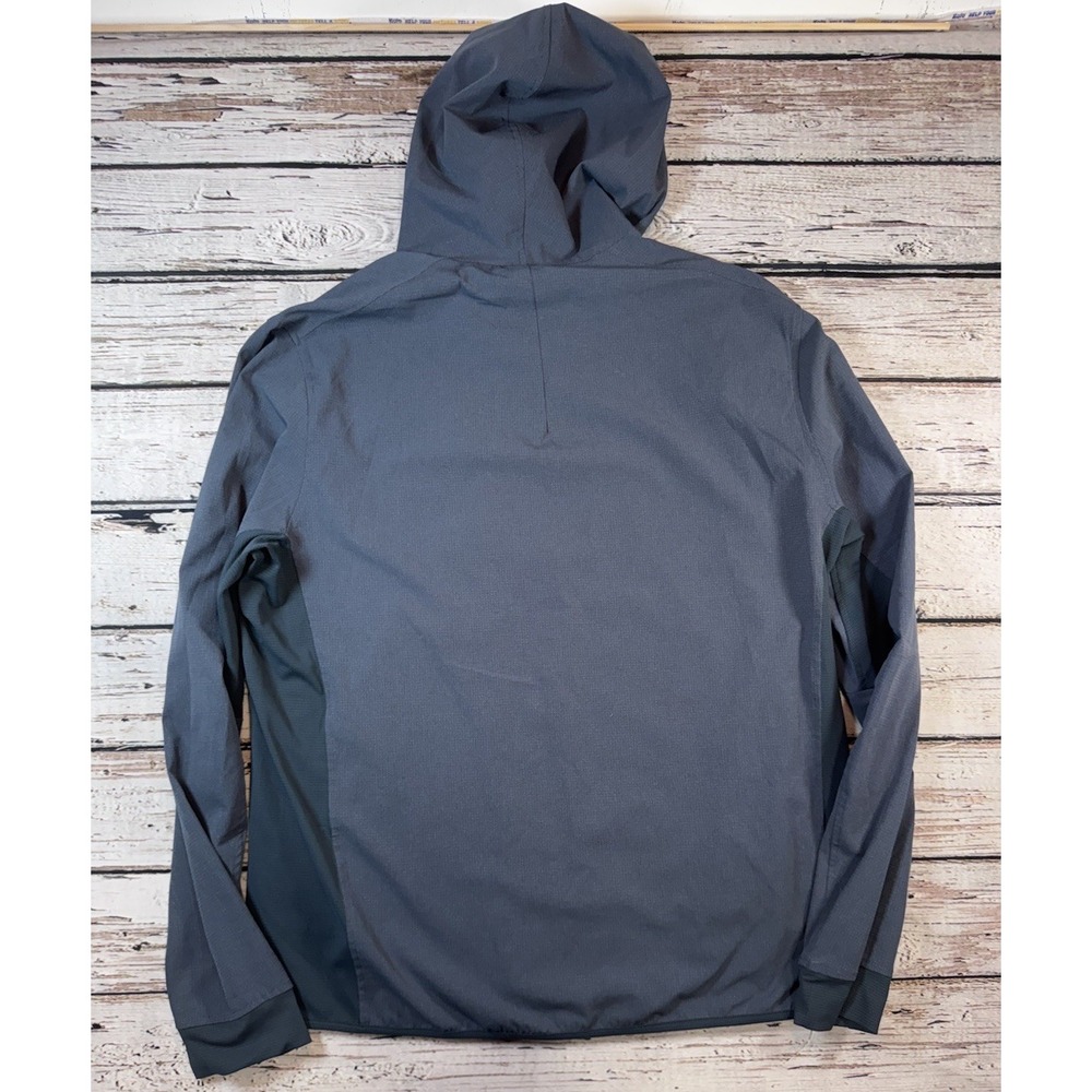 Lululemon Airing Easy Hoodie Jacket Mens‎ XL Breathable Blue Pockets Zip LM4749S - Picture 13 of 13